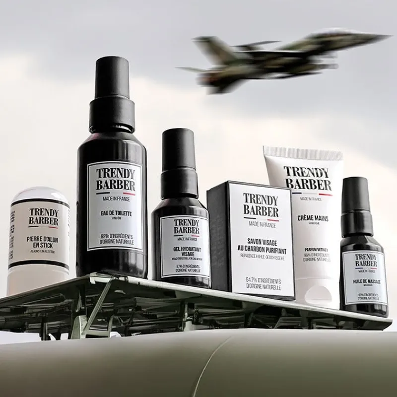 Trendy Barber Savon visage au charbon purifiant