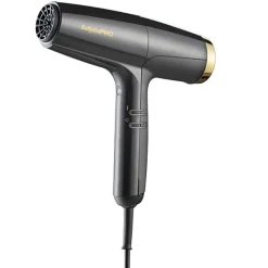 Babyliss Pro Sèche cheveux Falco gris métallisé et or Sale