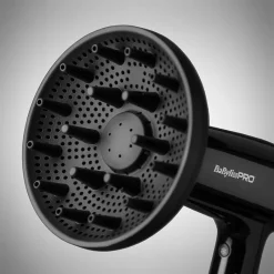 Babyliss Pro Sèche cheveux Falco noir et argent Hot
