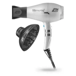 Parlux Sèche-cheveux Digitalyon et son diffuseur Magic Sense argent New