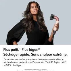 Dyson Sèche-cheveux Supersonic r cheveux raides à ondulés Hot