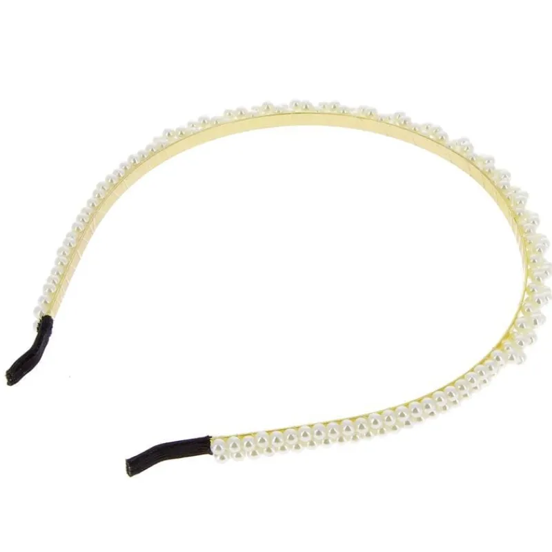 La Boutique du Coiffeur Serre-tête à perles 2 rangs tréssés Online