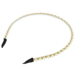 La Boutique du Coiffeur Serre-tête à perles et chaînette Online