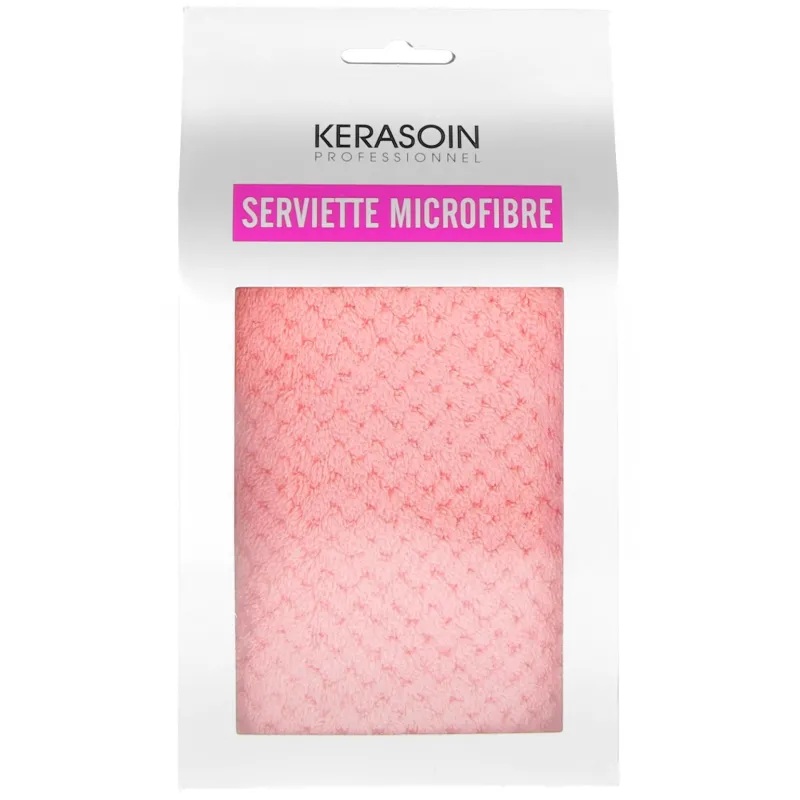 Kerasoin Professionnel Serviette microfibre rose Outlet