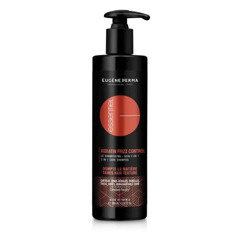 Eugene Perma Professionnel Shampooing 2 en 1 Essentiel Keratin Frizz Control 400ml Sale