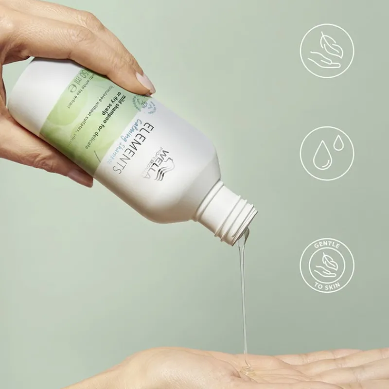 Wella Professionals Shampooing apaisant pour cuir chevelu sec ou délicat Calming Elements 250ml
