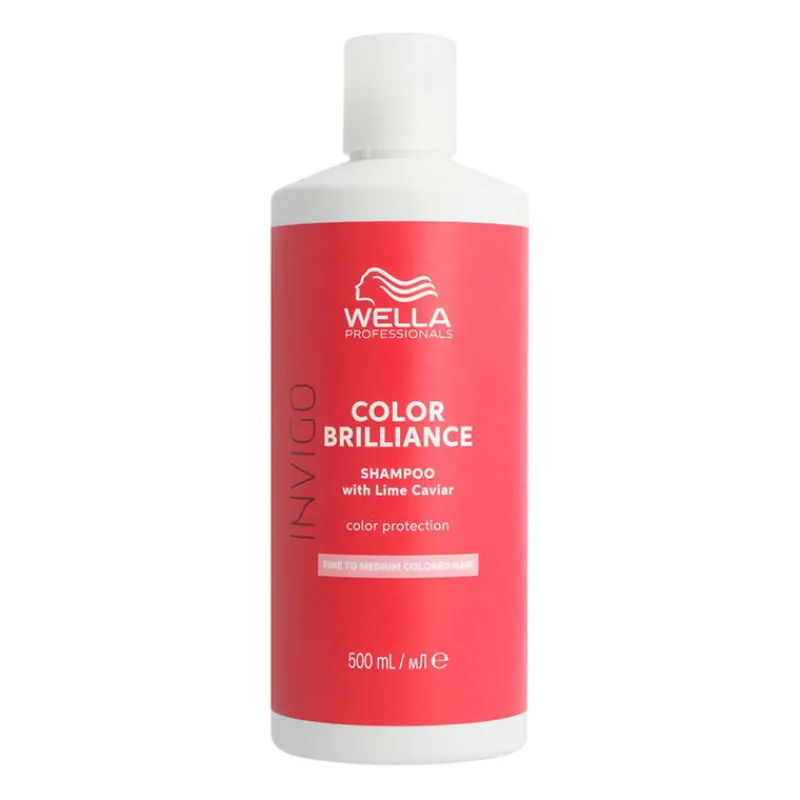 Wella Professionals Shampooing cheveux colorés fins à normaux Invigo Color Brilliance 500ml Hot