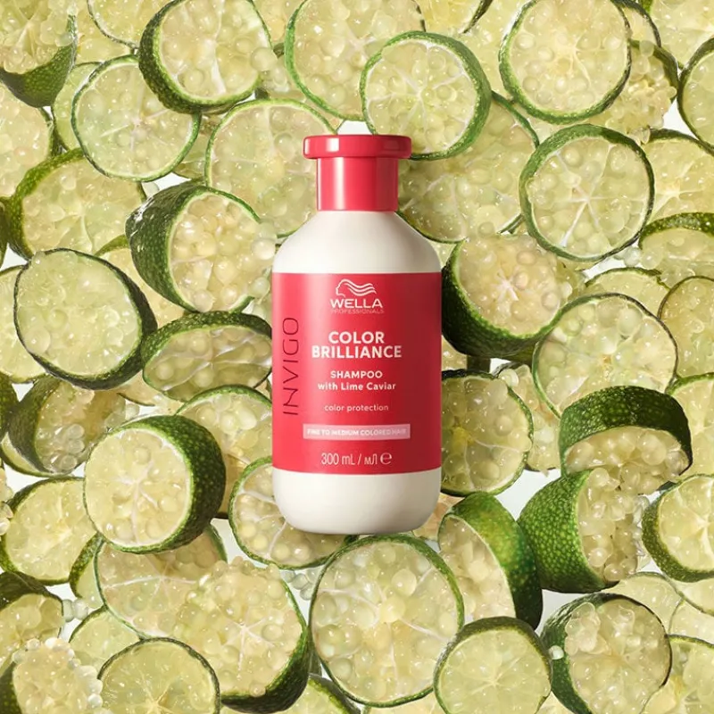 Wella Professionals Shampooing cheveux colorés fins à normaux Invigo Color Brilliance 500ml Hot