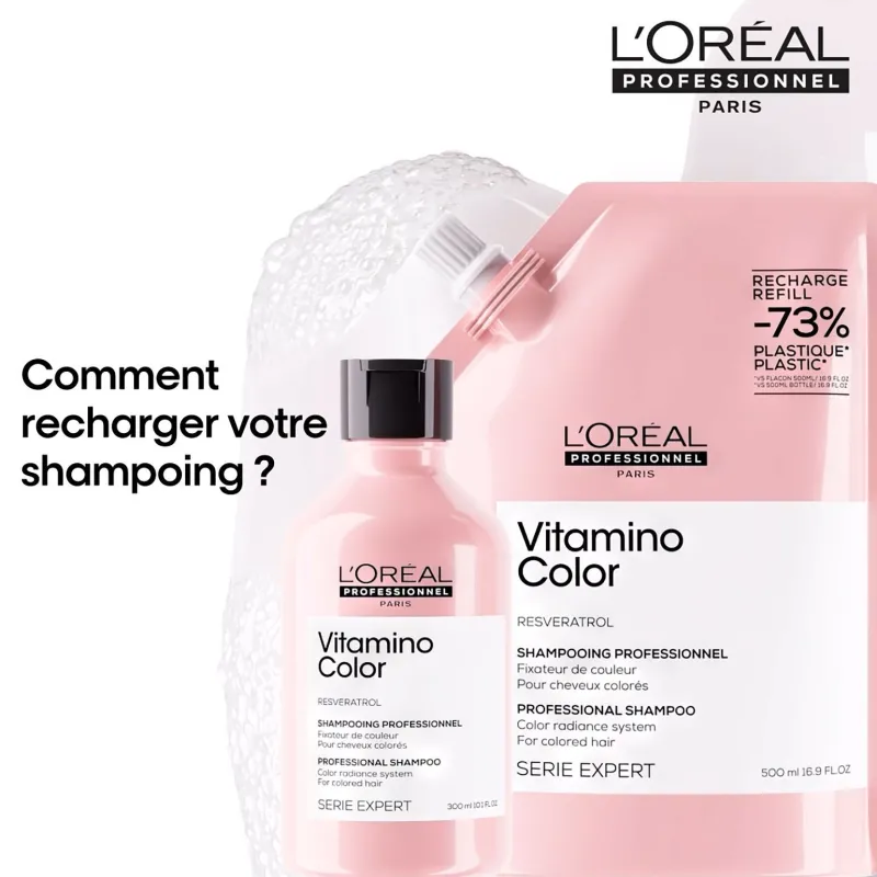 L’Oréal Professionnel Paris Shampooing cheveux colorés Vitamino Color recharge 500ml Sale
