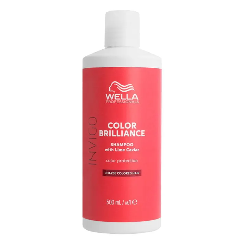 Wella Professionals Shampooing cheveux colorés épais Invigo Color Brilliance 500ml Discount