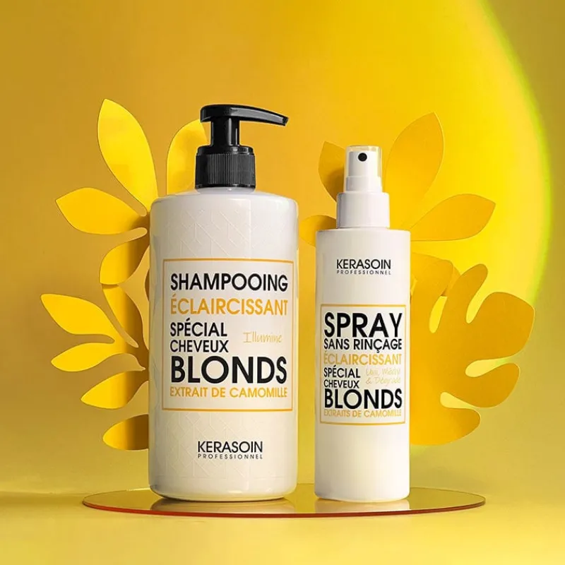 Kerasoin Professionnel Shampooing éclaircissant spécial cheveux blonds Clearance