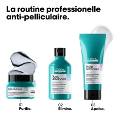 L’Oréal Professionnel Paris Shampooing dermo-clarifiant anti-pelliculaire Scalp Advanced 300ml Hot