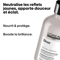 L’Oréal Professionnel Paris Shampooing déjaunissant Silver 500 ml Outlet