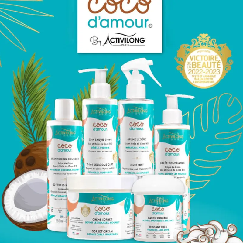 Activilong Shampooing douceur cheveux secs et texturés Coco d'amour Best