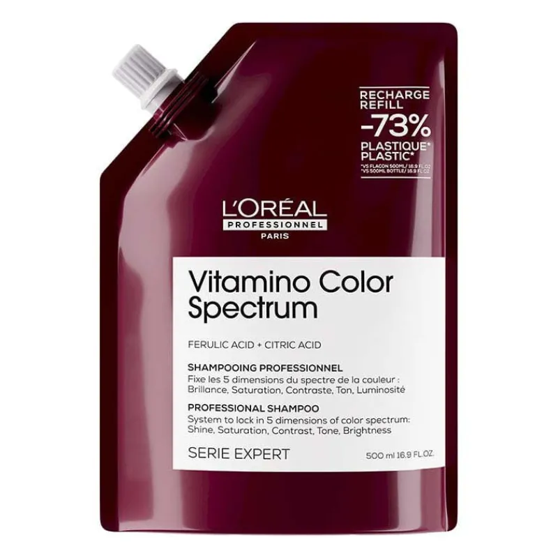 L’Oréal Professionnel Paris Shampooing fixateur de couleur Vitamino Color Spectrum recharge 500ml Sale