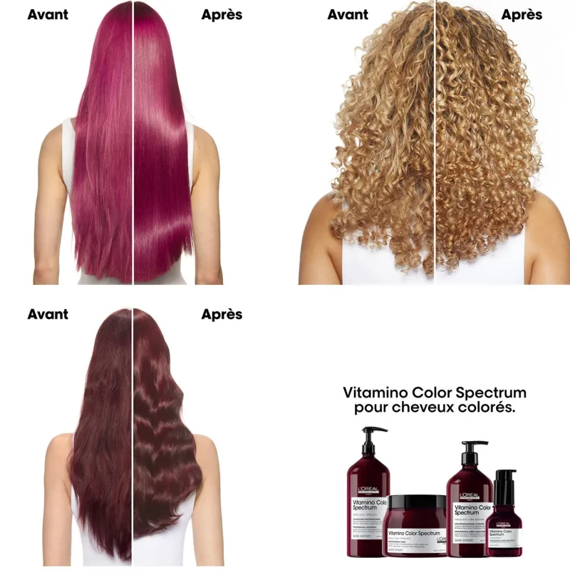 L’Oréal Professionnel Paris Shampooing fixateur de couleur Vitamino Color Spectrum 500 ml Outlet