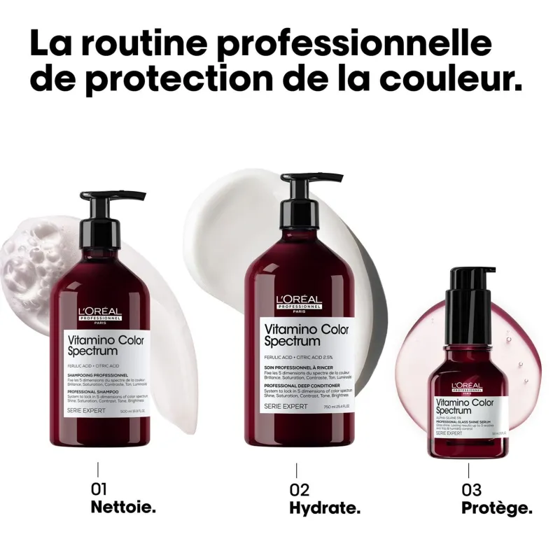 L’Oréal Professionnel Paris Shampooing fixateur de couleur Vitamino Color Spectrum 500 ml Outlet