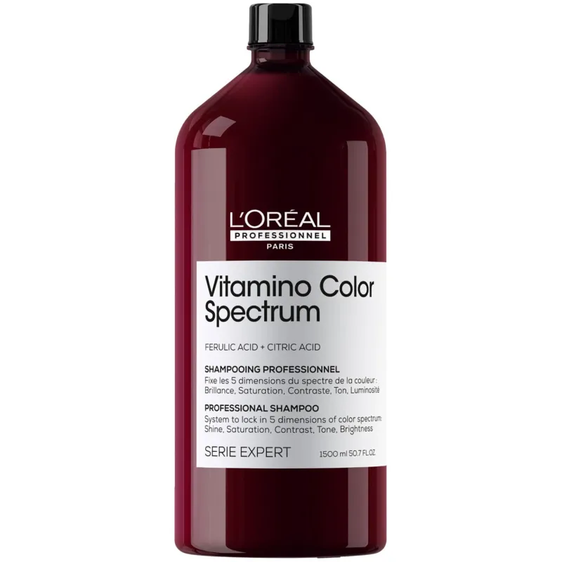 L’Oréal Professionnel Paris Shampooing fixateur de couleur Vitamino Color Spectrum 1500 ml New