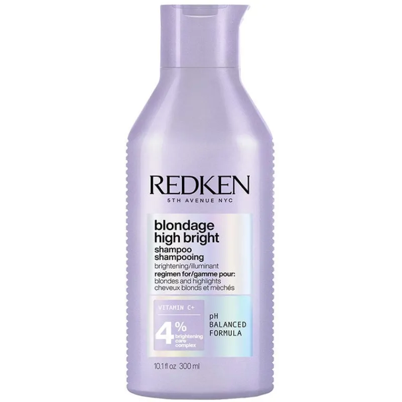 Redken Shampooing illuminant pour cheveux blonds Blondage High Bright Discount