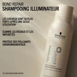 Schwarzkopf Professional Shampooing illuminateur Blondme Bond Repair Clearance