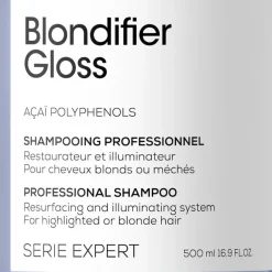 L’Oréal Professionnel Paris Shampooing illuminateur Gloss Blondifier 500 ml Outlet