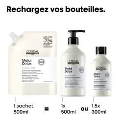 L’Oréal Professionnel Paris Shampooing Metal Detox recharge 500ml Discount