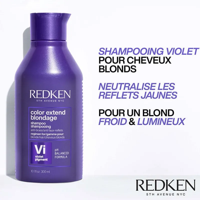 Redken Shampooing neutralisant pour cheveux blonds Color Extend Blondage Discount