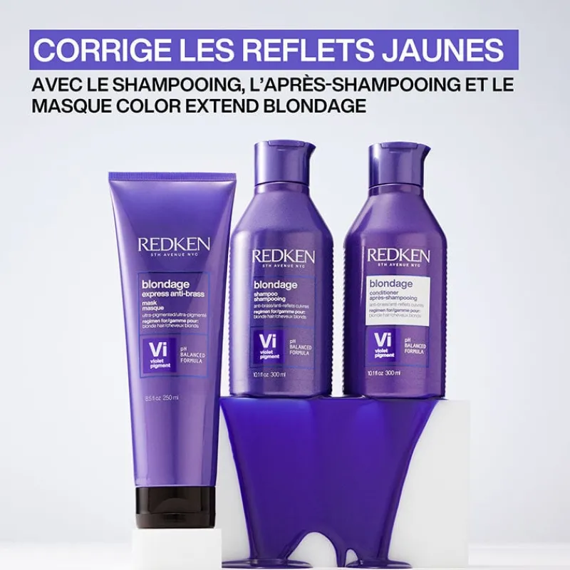 Redken Shampooing neutralisant pour cheveux blonds Color Extend Blondage Discount