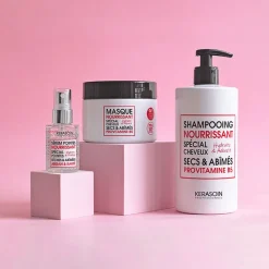 Kerasoin Professionnel Shampooing nourrissant pour cheveux secs et abimés 500ml Clearance