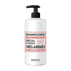 Kerasoin Professionnel Shampooing reconstructeur à la kératine pour cheveux très abîmés 1000ml Clearance