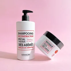 Kerasoin Professionnel Shampooing reconstructeur à la kératine pour cheveux très abîmés 500ml Discount