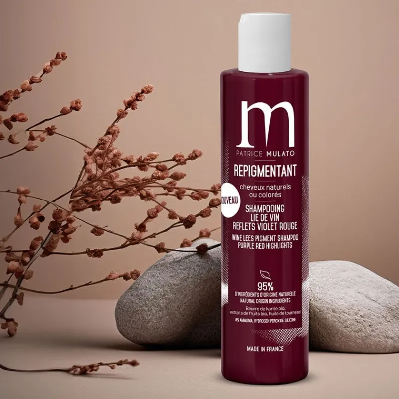 Patrice Mulato Shampooing repigmentant cheveux naturels ou colorés lie de vin Outlet