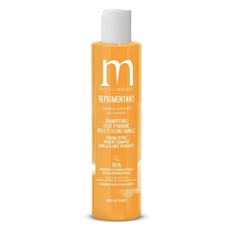 Patrice Mulato Shampooing repigmentant cheveux naturels ou colorés ocre d'havane Discount