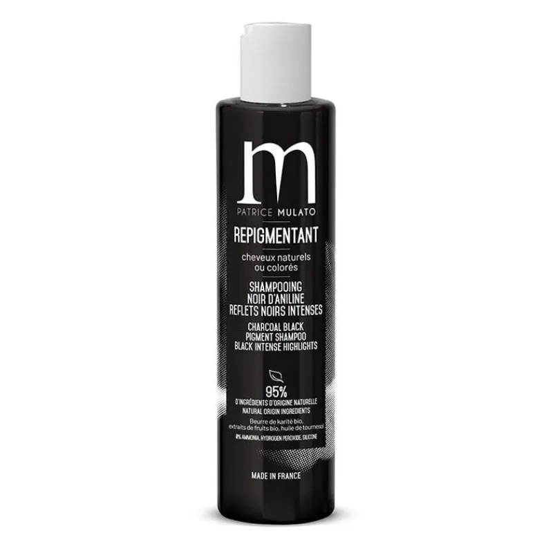 Patrice Mulato Shampooing repigmentant cheveux naturels ou colorés noir d'aniline New