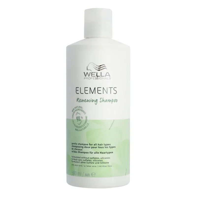 Wella Professionals Shampooing régénérant pour cuirs chevelus normaux à gras Renewing Elements 500ml Outlet