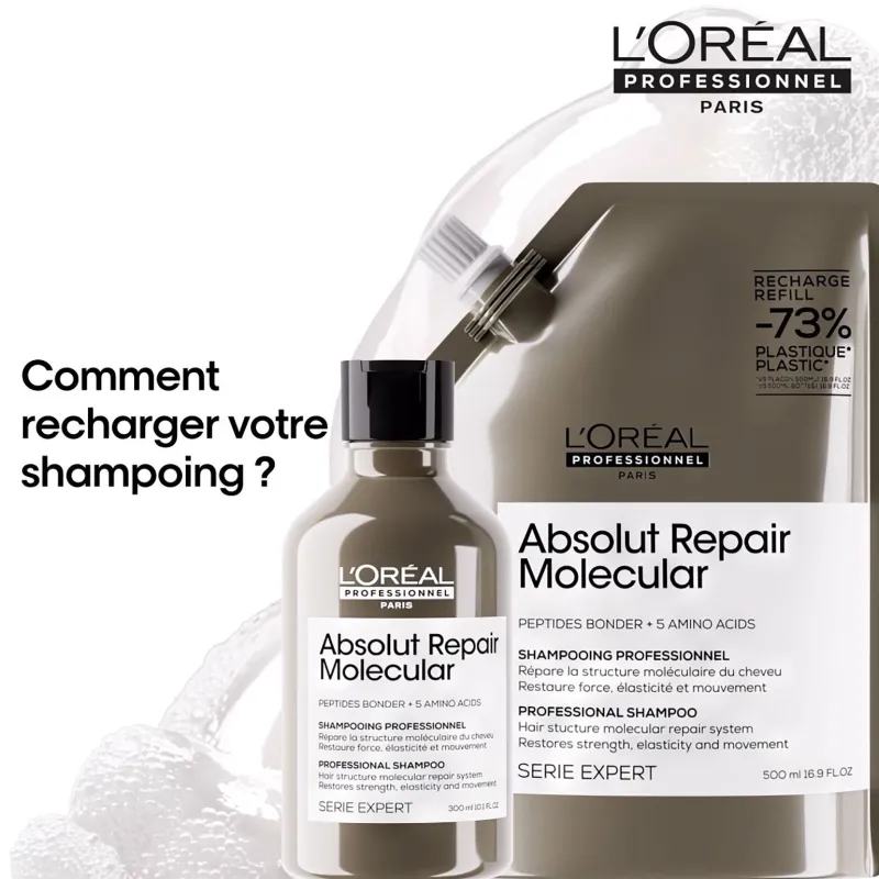 L’Oréal Professionnel Paris Shampooing réparateur Absolut Repair Molecular recharge 500ml Best