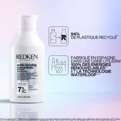 Redken Shampooing réparateur pour cheveux abîmés Acidic Bonding Concentrate 300 ml Discount