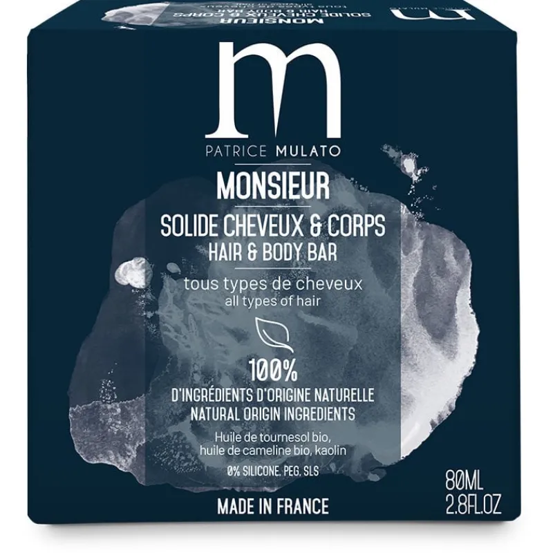 Patrice Mulato Shampooing solide cheveux et corps Monsieur Sale