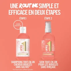 Revlon Professional Shampooing tout-en-un cheveux bouclés Uniq One Curls Best