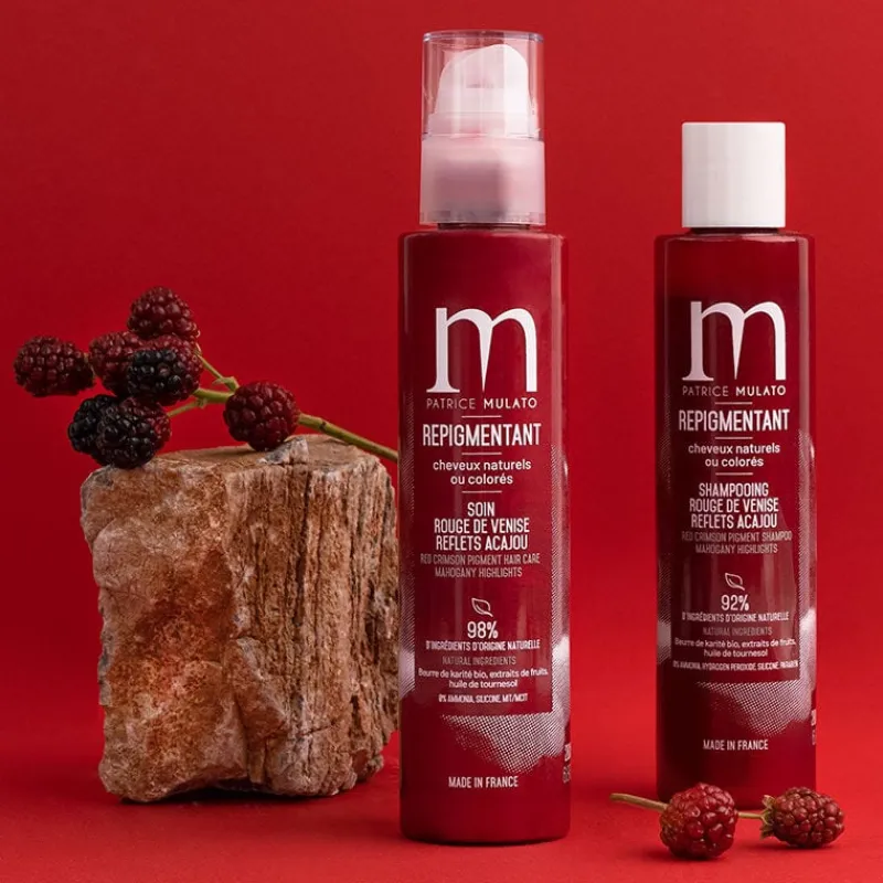 Patrice Mulato Soin repigmentant cheveux naturels ou colorés rouge de Venise