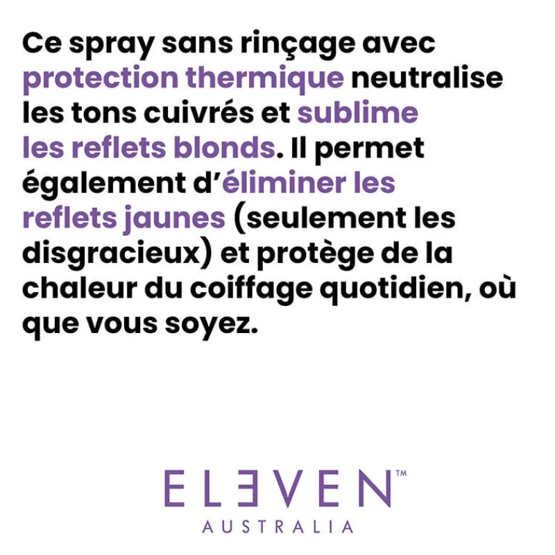 Eleven Australia Soin sans rinçage pour cheveux blonds Keep My Colour Clearance