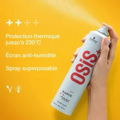 Schwarzkopf Professional Spray fixation légére Elastic Osis+ 300 ml Hot