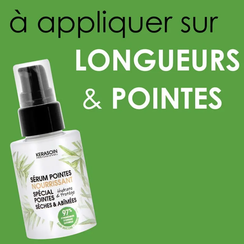 Kerasoin Professionnel Sérum pointes nourrissant pointes sèches & abîmées Gamme Nature Online