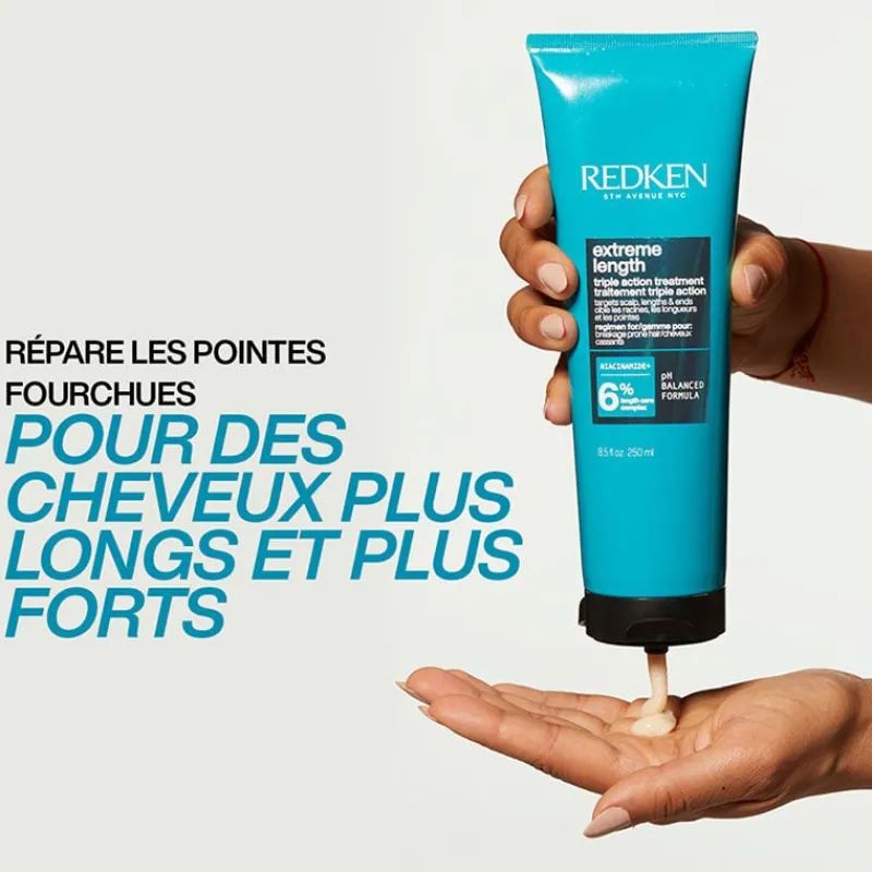 Redken Traitement triple action pour cheveux longs Extreme Length New