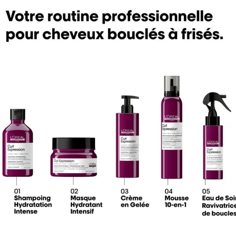 L’Oréal Professionnel Paris Trio coiffant pour cheveux bouclés à frisés Curl Expression Clearance
