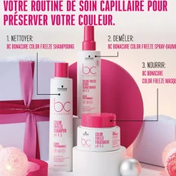 Schwarzkopf Professional Trousse rituel cheveux colorés BC Color Freeze New