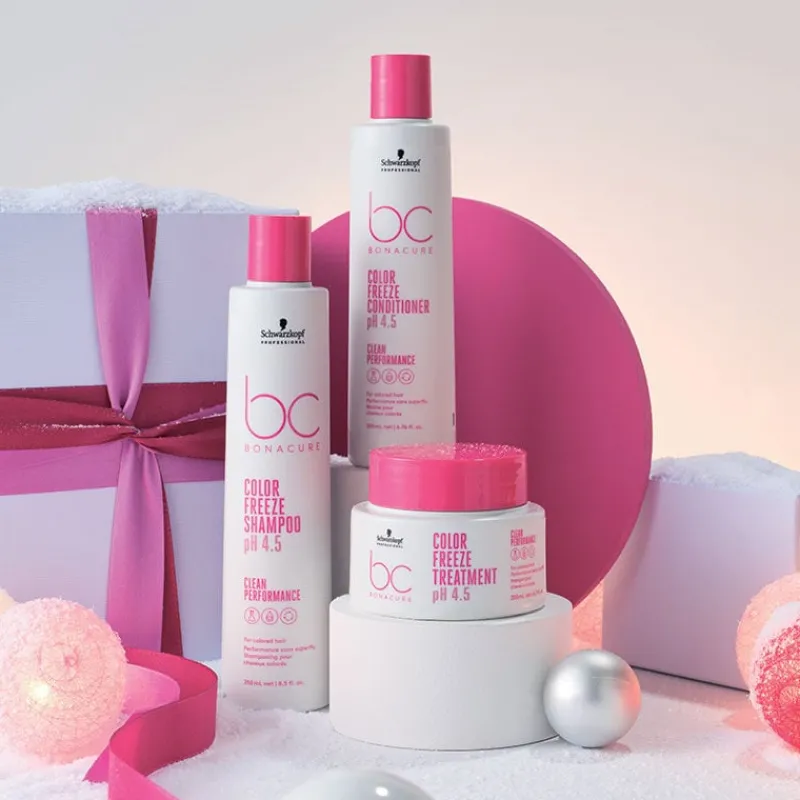 Schwarzkopf Professional Trousse rituel cheveux colorés BC Color Freeze New