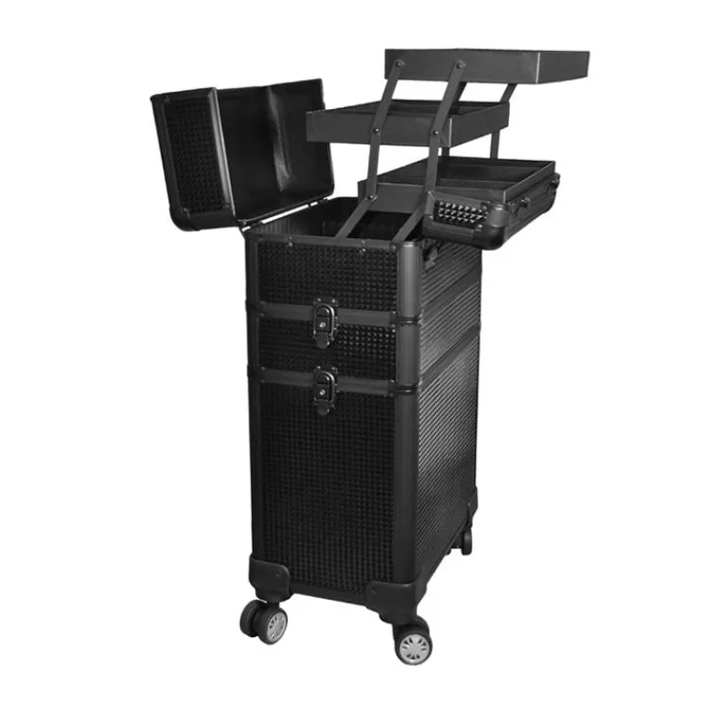 La Boutique du Coiffeur Valise 3 étages noire 3D Online