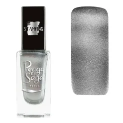 Peggy Sage Vernis à ongles stamping silver Best