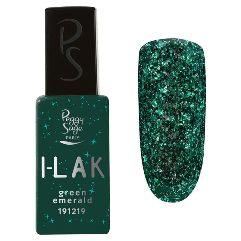 Peggy Sage Vernis semi-permanent I-LAK green emerald